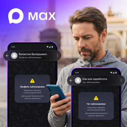 В мессенджере Max начали отмечать заблокированные аккаунты