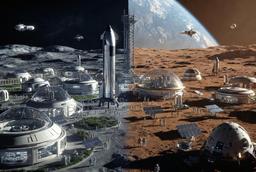 Илон Маск: главная цель SpaceX — создать саморазвивающиеся цивилизации не только на Марсе, но и на Луне. Второе будет быстрее, но есть нюансы