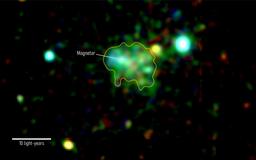 Телескоп Fermi впервые запечатлел рождение магнетара внутри гиперновой