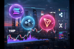 МосБиржа запускает торги фьючерсами на индексы Solana, Ripple и Tron 