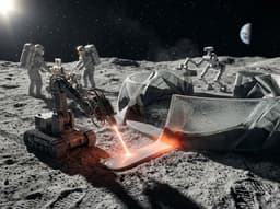 Лазерная технология может позволить «создавать» стекло и керамику прямо на Луне