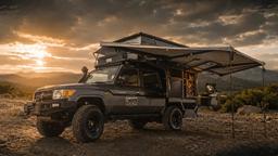 «Бушавакка» превратила классический Toyota Land Cruiser 79 в уникальный автодом — есть даже душ с горячей водой и двуспальная кровать