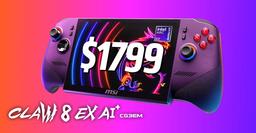 Да, процессор Intel Arc G3 Extreme сделает портативную консоль очень производительной, но за MSI Claw 8 EX AI+ просят почти 2000 долларов
