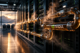 55°C вместо холодильников: Nvidia придумала охлаждать серверы дата-центров горячей водой