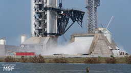 SpaceX заливает новейшую стартовую площадку Starship водой. Идёт подготовка к новому запуску