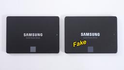 Фейковый SSD Samsung 870 EVO почти идентичен настоящему внешне, но выходит из строя, если записать более 120 ГБ