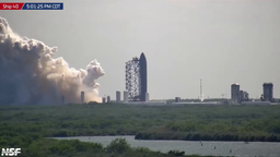 SpaceX успешно «зажгла» все 6 двигателей космического корабля Starship S40 — он прошел полные огневые испытания