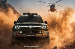 Land Cruiser, подвинься. Представлен брутальный внедорожник Geely Galaxy Battleship 700: 1129 л.с., полный привод, блокировки, холодильник и 185 км без бензина