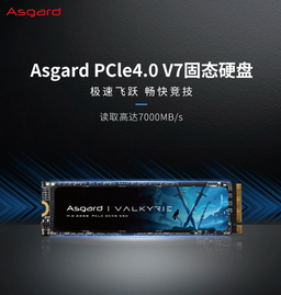 Скорость до 7000 МБ/с и ресурс до 640 ТБ. Представлен SSD Asgard V7