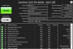 Пользователь похвастался стареньким SSD SanDisk объёмом 64 ГБ, который работает уже 16 лет и за это время на него было перезаписано 9 ПБ данных