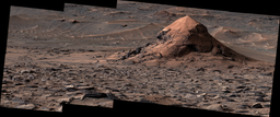 Curiosity передал снимки необычного «острова» на Марсе: останец высотой 6 м пережил миллионы лет эрозии
