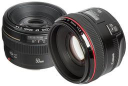 Объективы Canon EF 50mm F1.2L USM и 50mm F1.4 USM: