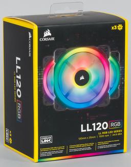 Комплект вентиляторов Corsair LL120 RGB: