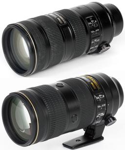 Объективы Nikon AF-S Nikkor 70-200mm F2.8G ED VR II и 70-200mm F2.8E FL ED VR: