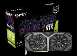 Видеокарта Palit GeForce RTX 2080 GameRock Premium 8G (8 ГБ):