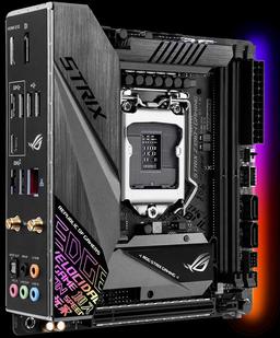 Материнская плата Asus ROG Strix Z390-I Gaming формата Mini-ITX: