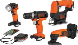 Видеообзор комплекта аккумуляторных инструментов Black+Decker BDCK502C1 GoPak 4-Tool: