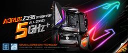 Разгон на материнской плате Gigabyte Z390 Aorus Master: