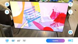 Samsung и дополненная реальность помогут выбрать размер экрана телевизора