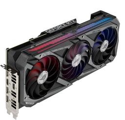 Видеокарта Asus ROG Strix GeForce RTX 3070 OC Edition (8 ГБ): огромная карта с очень тихой и эффективной системой охлаждения