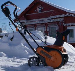 Электрический снегоуборщик Worx WG450E 1600 Вт: