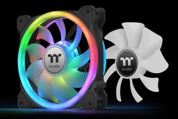 Thermaltake SwaFan EX14 RGB PC Cooling Fan White TT Premium Edition (3-Fan Pack):