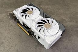 Видеокарта Asus Dual GeForce RTX 4060 White OC (8 ГБ):