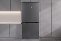 Двухкамерный холодильник Lex LCD450 Graphite Point с компоновкой Cross Door: практичная отделка, большой объем и полный NoFrost