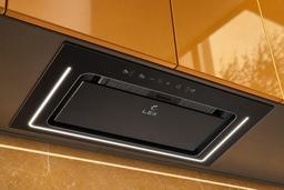 Встраиваемая кухонная вытяжка Lex Nova 600 Inverter BL: управляется жестами и автоматически включается вместе с варочной панелью