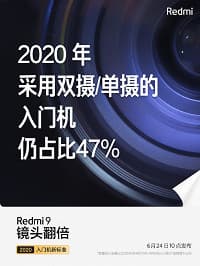 Redmi 9A ожидается уже завтра вместе с улучшенной версии Redmi 9