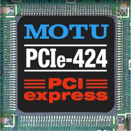 PCI Express версия интерфейсной звуковой карты MOTU PCIe-424 для Mac и PC (!)