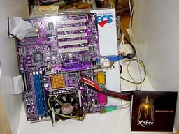 Elitegroup SiS648 плата L4S8A + Xabre 400 = AGP 8x комплект