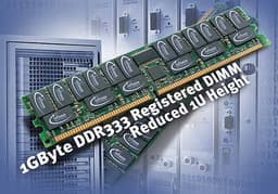 1 Gb Registered DDR333 SDRAM units from Infineon