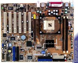 Photo of the day: ASUS P4T533 and 32-bit 512MB RIMM4200 memory module