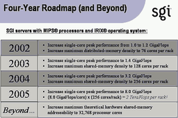Планы по выпуску MIPS серверов от SGI