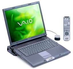 VAIO BioNote PCG-GRX91G/P: the first DVD-RW-equipped notebook from Sony