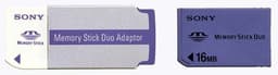 MemoryStick Duo flash memories from Sony are close to retail