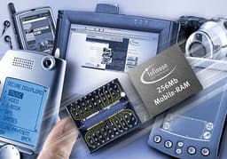 256 Mbit Mobile-RAM chips from Infineon