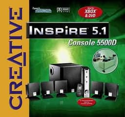 Inspire 5.1 Console 5500D and Inspire 2.1 Console 2400: game console acoustics from Creative