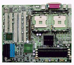 Dual-processor Intel Xeon Socket 604 PDPEA boards on Intel Placer chipset