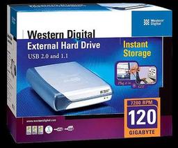 New external USB 2.0 hard disks from Western Digital