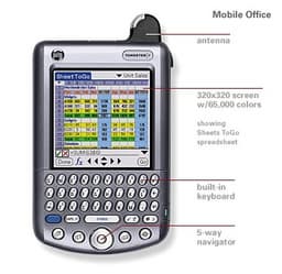 Palm TungstenW: new GSM/GPRS wireless color-display PDA