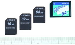 Hitachi started to produce ultraminiature RS-MMC