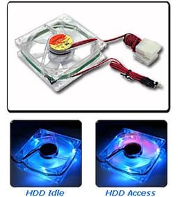 Thermaltake Blue-eye: new version of glowing case cooler