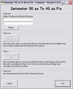 Утилиты: Jester2K Detonator 30.xx To 40.xx Fix v.1.1.1