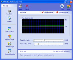 Утилиты: RAM Idle Professional v.3.0