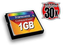 Transcend releases 30x CompactFlash line