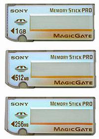 1Gb Sony Memory Stick PRO expected in March