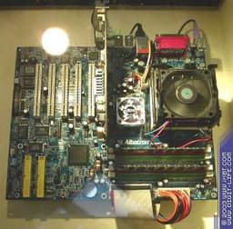 Live from CeBIT 2003: Albatron´s Springdale-based motherboard