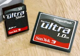 PMA2003: SanDisk releases speedy CF/SD, 256Mb Memory Sticks